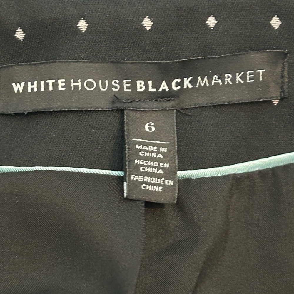 White House Black Market Diamond Dots Blazer - Picture 10 of 10